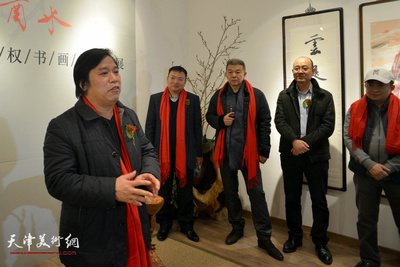 酉山酉水·2017范权迎春书画精品展在画里画廊开幕，美术家协会共襄盛举